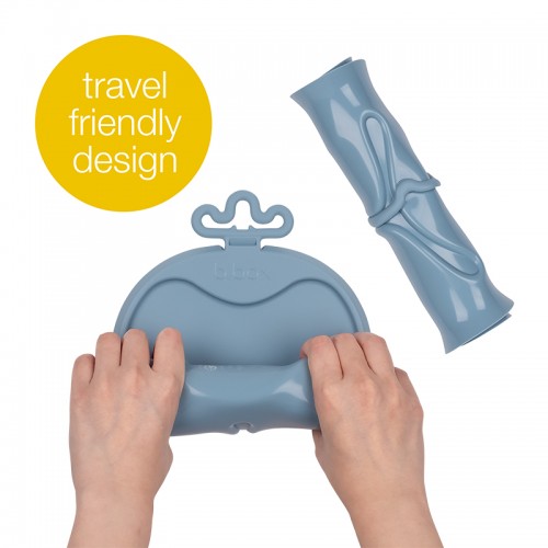 B.Box Roll + Go Mealtime Mat with Spoon | Travel Friendly | 6 months+
